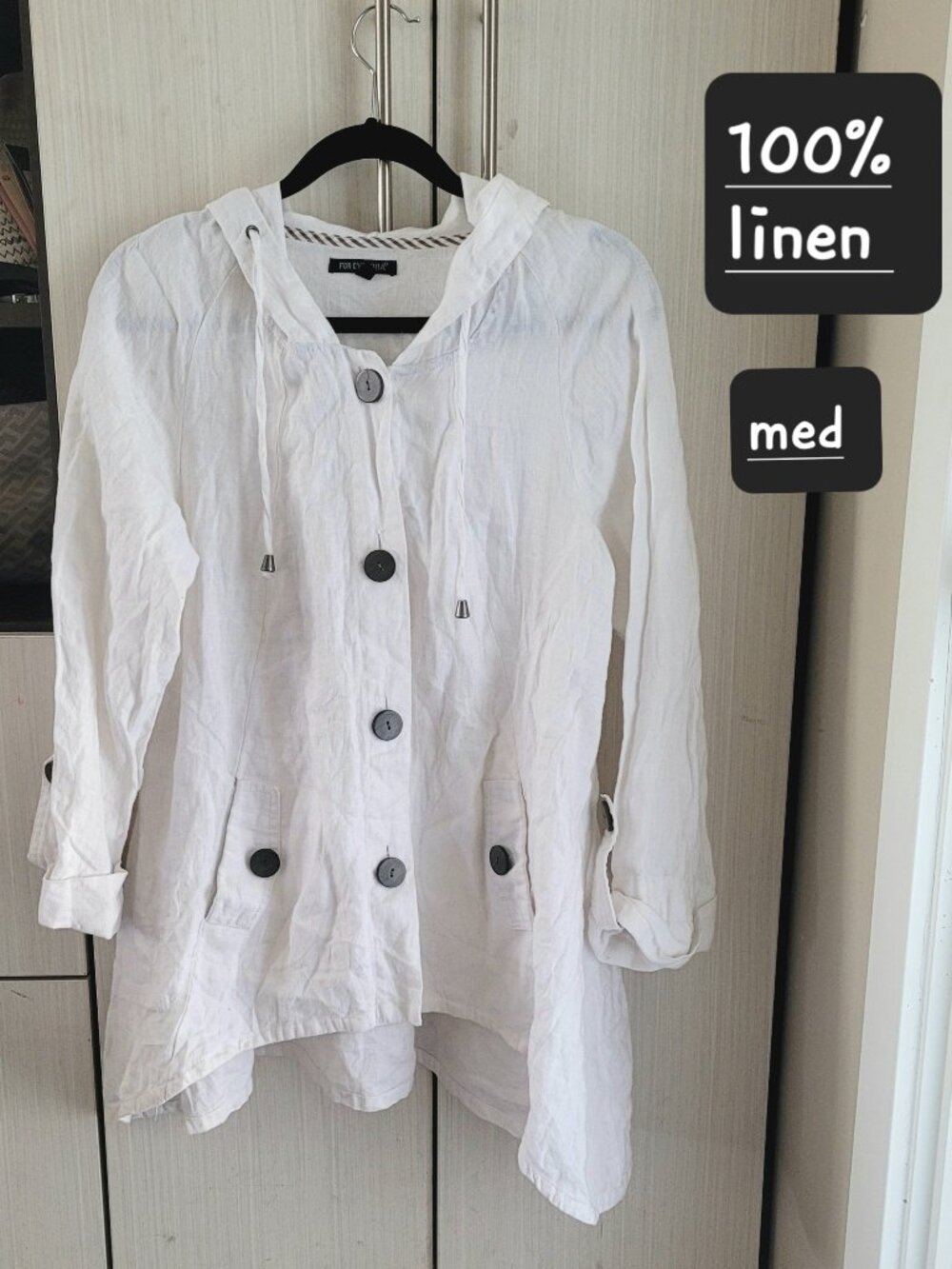 For Cynthia linen jacket